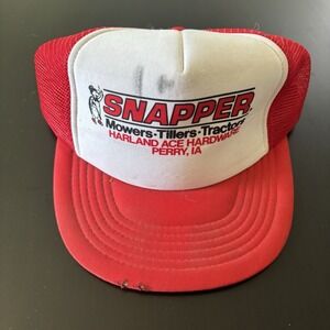 Snapper Ace Hardware Hat Perry Iowa SnapBack Trucker Designer Award Work Hat Cap